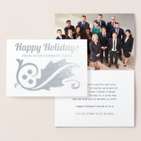 Business Photo Christmas Holly Happy Holidays