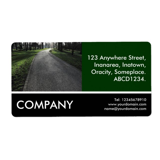 Business Photo - Sunlit Path (Front)