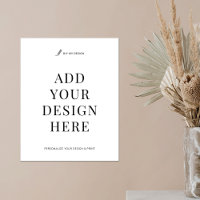 Business Poster Printing Custom Design 8x10" Print