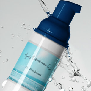 Business Product Label Summer Blue Beach Scene