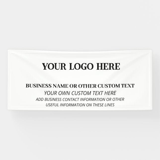 Business Professional Company Logo Promotional Banner (Horizontal)