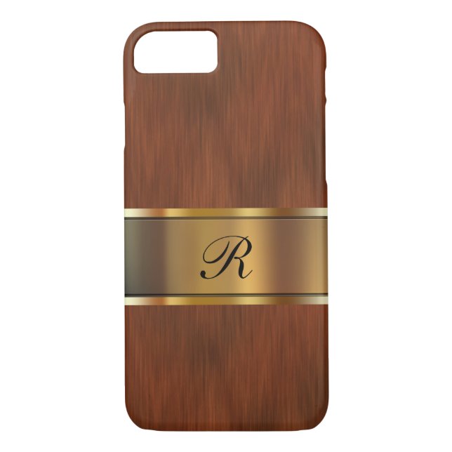 Business Professional Monogram Case-Mate iPhone Case (Back)