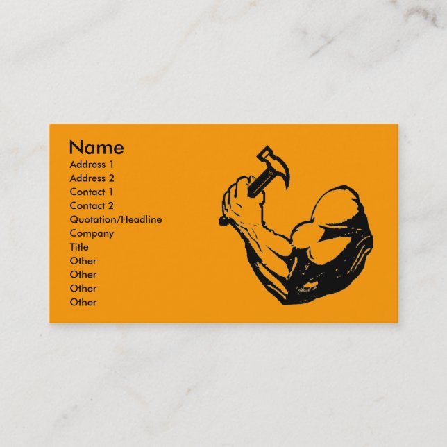 Business Profile Card (Front)