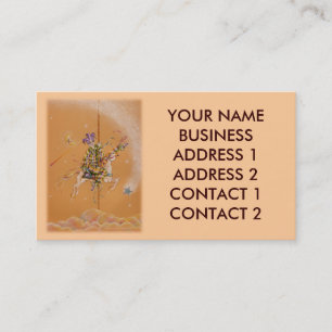 Business Profile Card, Carousel Jester Business Card