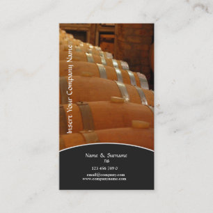 Business profile winery cellar vineyard grape card