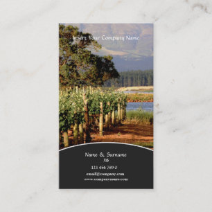 Business profile Winery vineyard grape Card