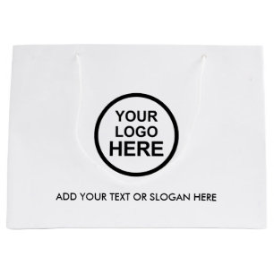 Business Promotional   Custom Logo Shopping Large  Gift Bag