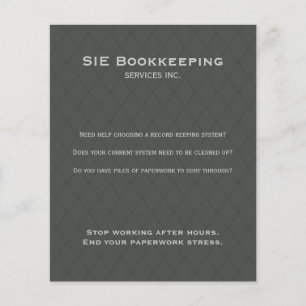 BUSINESS PROMOTIONAL FLYER simply smart grey