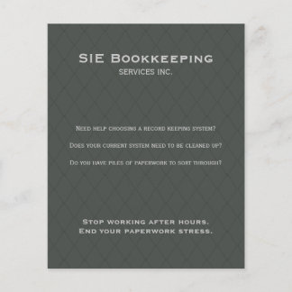 BUSINESS PROMOTIONAL FLYER simply smart grey