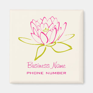 Business Promotional Lotus Flower Magnet