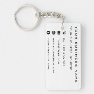 Business Promotional Personalised Keychain Gift
