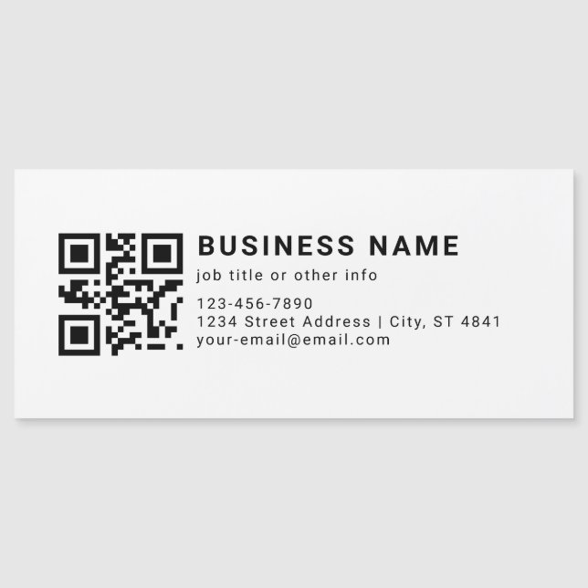 Business Promotional QR Code (Front)