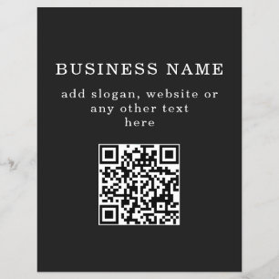 Business Promotional QR code Flyer