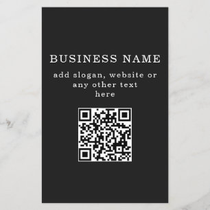 Business Promotional QR code Flyer