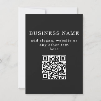 Business Promotional QR code Holiday Card