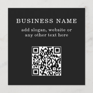 Business Promotional QR code Menu