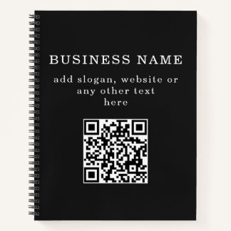 Business Promotional QR code Notebook