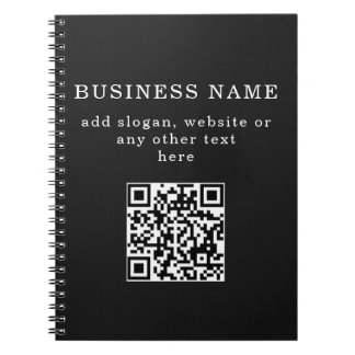 Business Promotional QR code Notebook