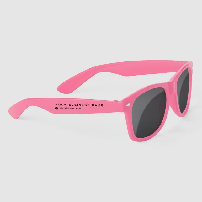 Business Promotional Sunglasses Custom Text Name (Right)