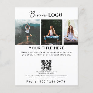 Business Promotional Yoga Instructor Meditation Flyer