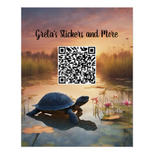 Business QR Code  Poster