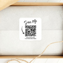 Business QR Code Promotional White