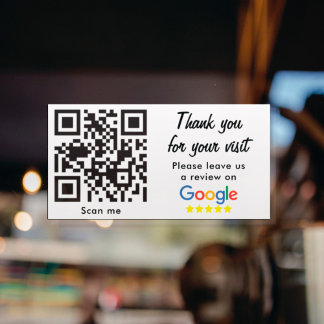 Business Rating With Google Reviews QR Code