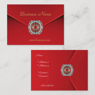 Business Red Velvet Diamond Images Card