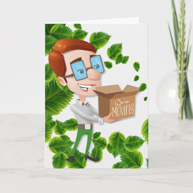 Business Relocation Announcement Businessman (Front)