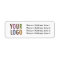 Business Return Address Labels with Company Logo
