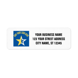 Business Return Address Professional Custom Logo Label