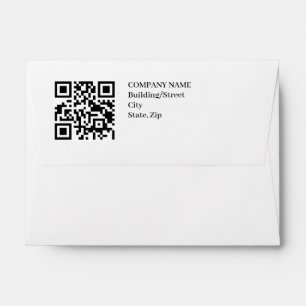 Business Return Address QR Code Envelope