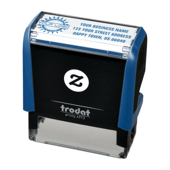 Business Return Address with Logo Self-inking Stam Stamp (Product)