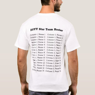 Business Round Logo Name Slogan Team 30 Name List T-Shirt