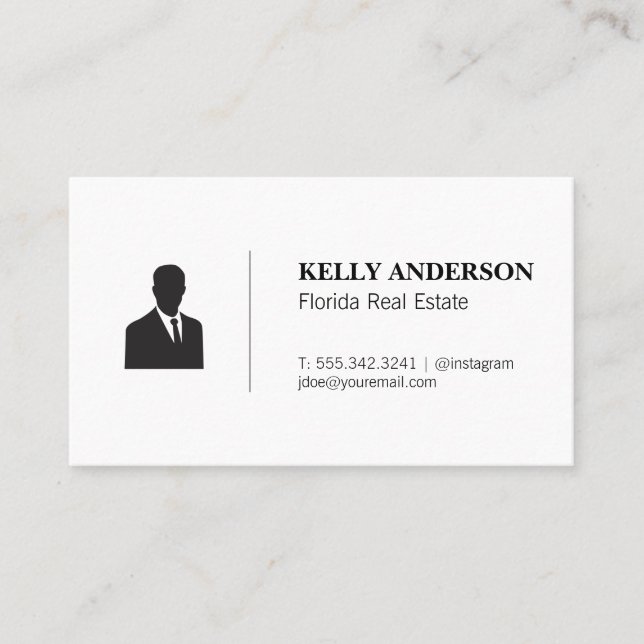 Business Sales | Real Estate Professional Business Card (Front)