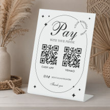 Business Scan To Pay 2 QR Codes Trendy Minimalist