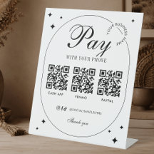 Business Scan To Pay 3 QR Codes Simple Minimalist
