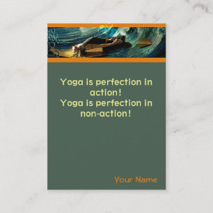 Business- / schedule card