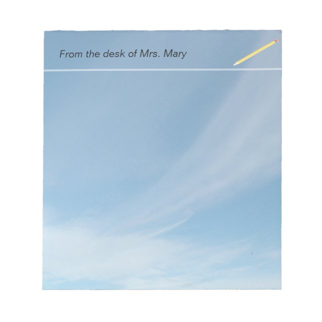 Business, school, office, home note pad (Front)