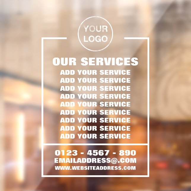 Business Services, Information and Logo (Sheet 2)
