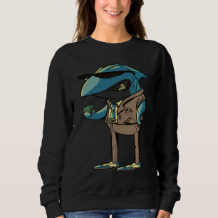 Business Shark Loan Sarcastic Ocean Creature Schoo Sweatshirt