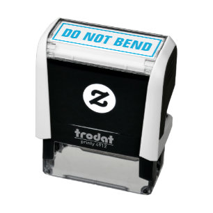 Business Shipping and Mailing DO NOT BEND Self-inking Stamp