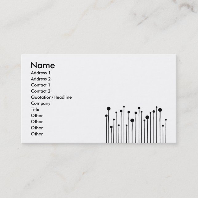 business_simple_dotka business card (Front)