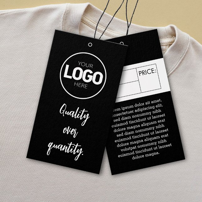 Business Size Label Clothing Price Hang Tag (Creator Uploaded)
