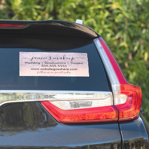 Business Social Media Beauty Pink Faux Glitter 