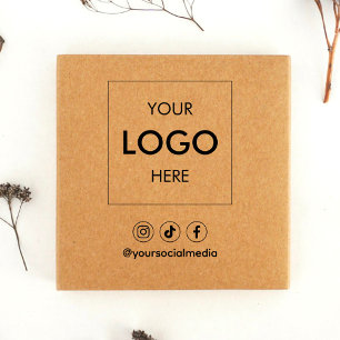 Business Social Media Logo Self-inking Stamp