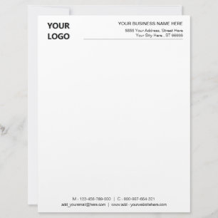 Business Stationery Company Letterhead Template