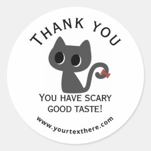 Business Sticker - Halloween Thank You
