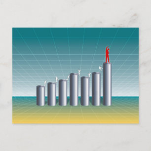 Business Success Postcard