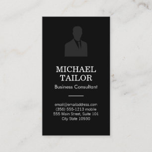 Business Suit Icon Card